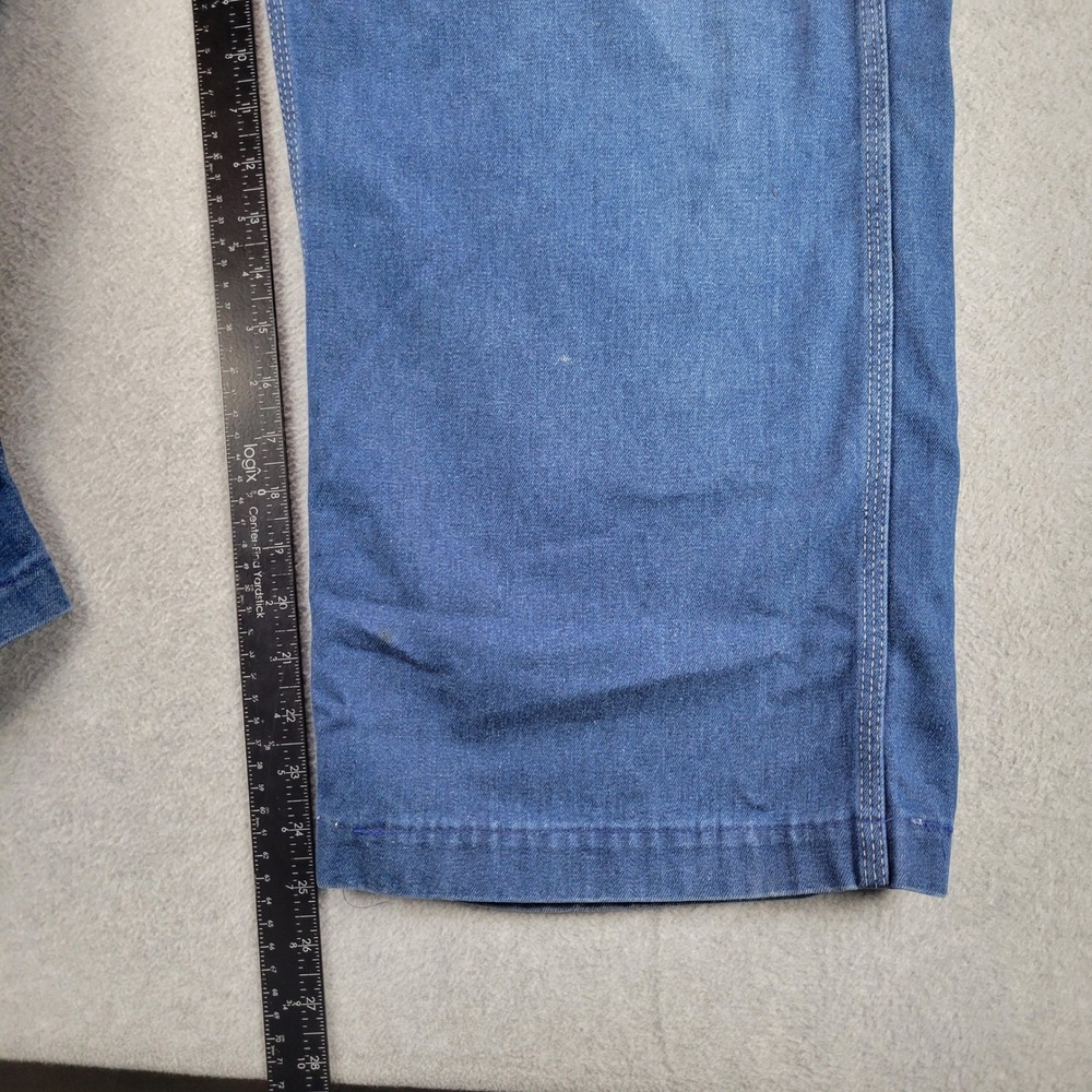 Big Mac VTG‎ Mens Denim Bib Overalls Blue Made in USA W42 L30 Carpenter Utility - Picture 10 of 16